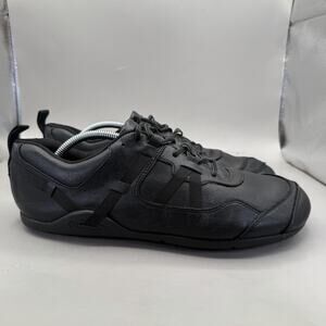 Xero Shoes Prio All-Day Leather Shoes Mens Size 11.5 Black Barefoot Sneakers